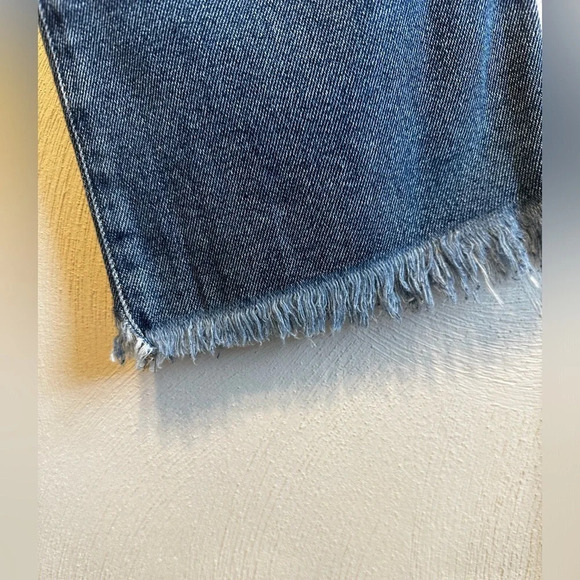 ReWash  Hi-rise straight leg raw hem jeans. Size 27”. - Picture 3 of 10